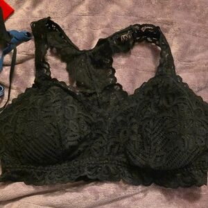 Maurices Black Lace Bralette